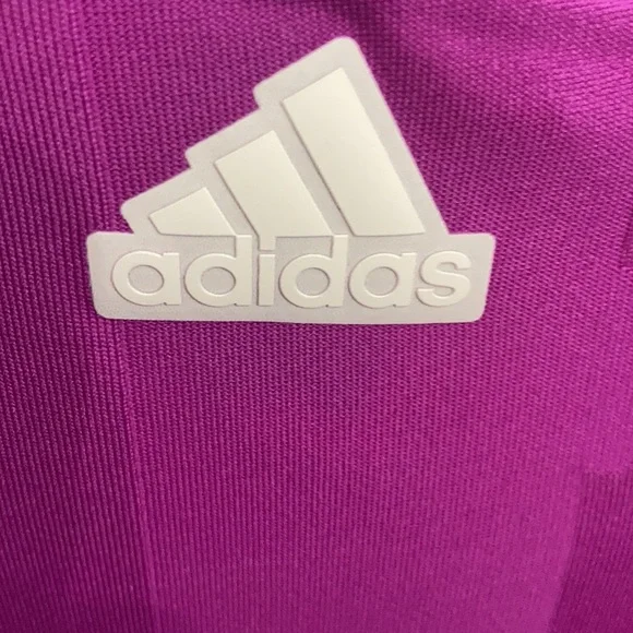 NWT Adidas Tiro Cut Three Stripes Jacquard Tee Dress Plus Size 4X - Picture 15 of 16